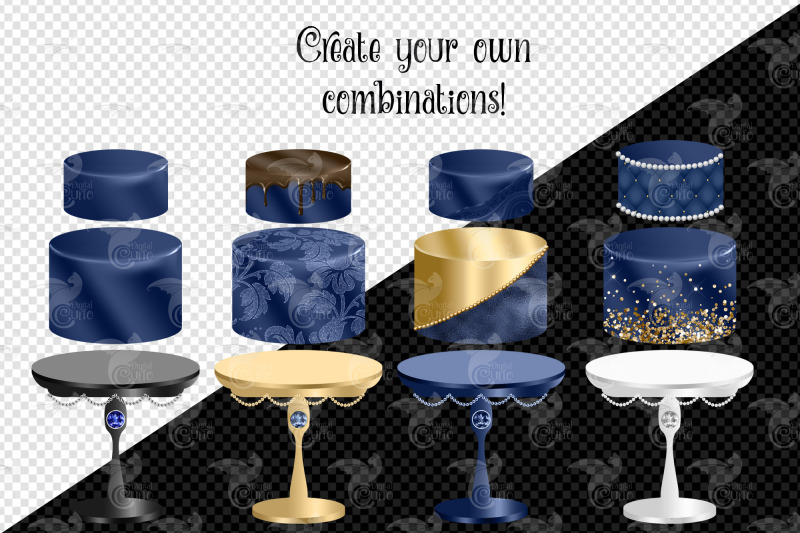 navy-blue-cakes-clipart