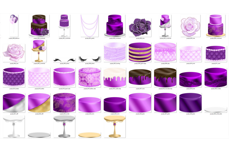 purple-cakes-clipart