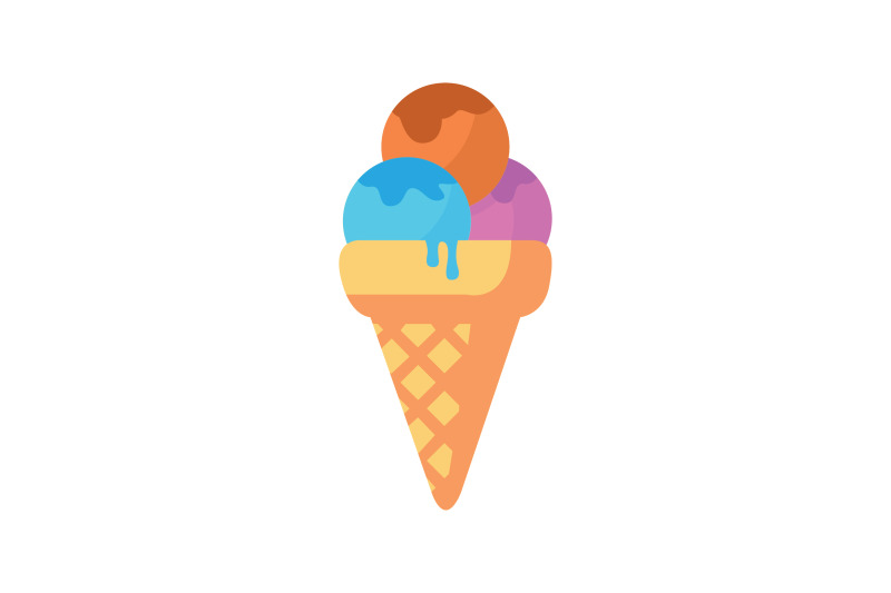 amusement-parks-ice-cream-flat-icon