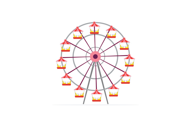 amusement-parks-ferris-wheel-flat-icon