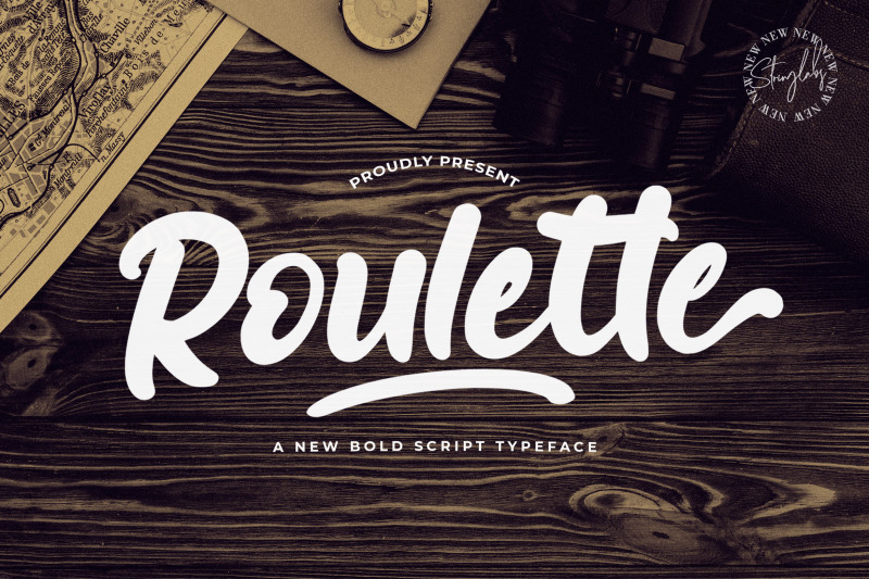 roulette-bold-script-font