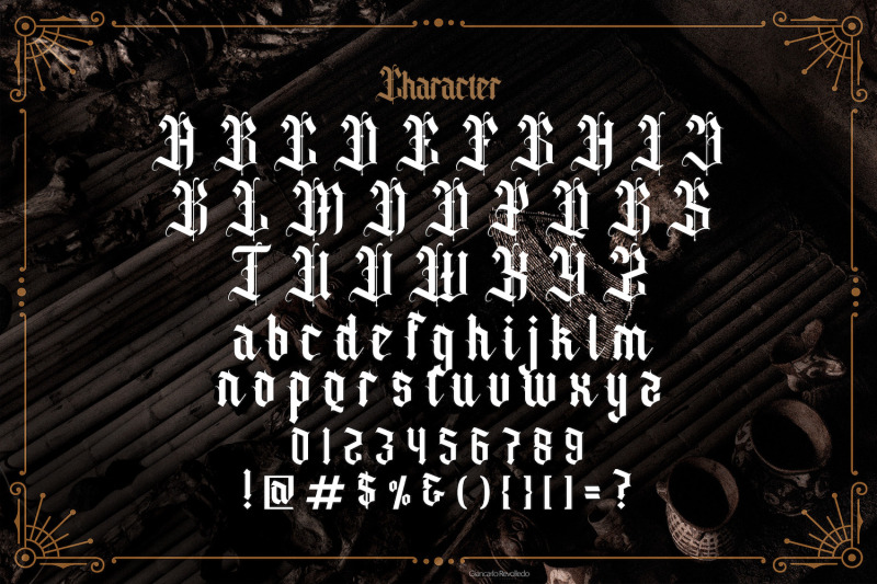 silafejira-blackletter-font