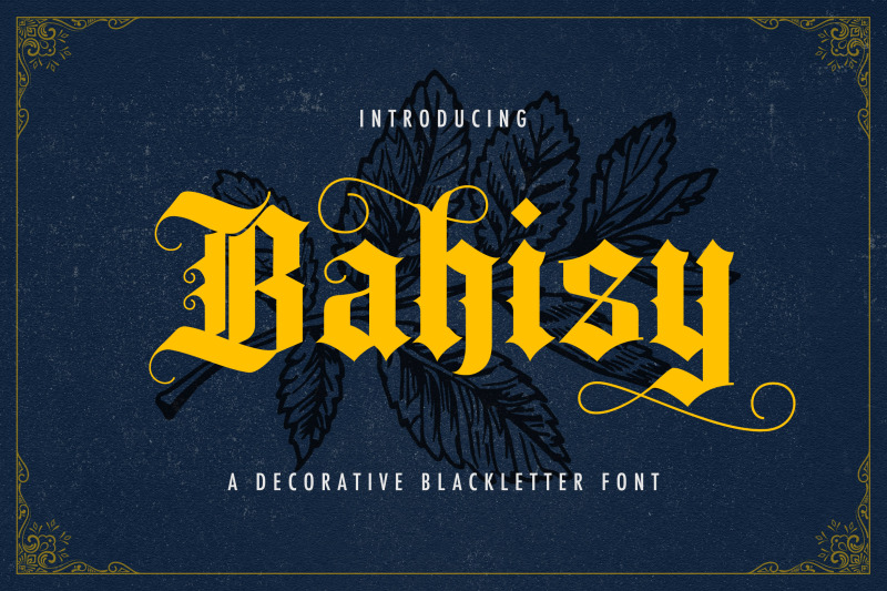 bahisy-blackletter-font