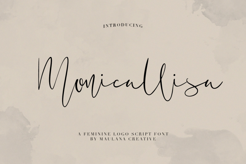 monicallisa-feminine-logo-script-font
