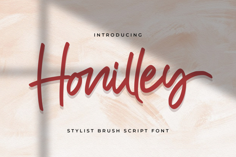 honilley-handwritten-font