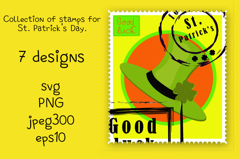 saint-patrick-039-s-day-postage-stamps-design