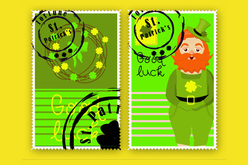 saint-patrick-039-s-day-postage-stamps-design