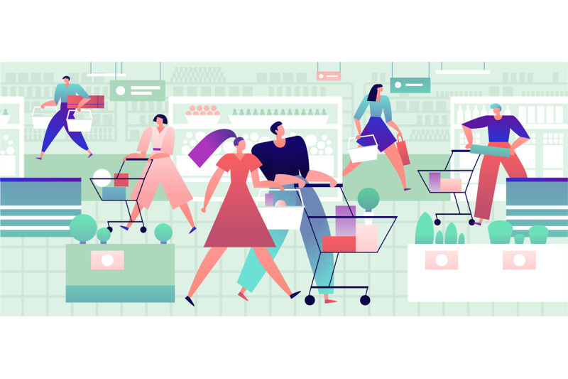 people-in-grocery-store-men-and-women-with-shopping-carts-and-bags-bu