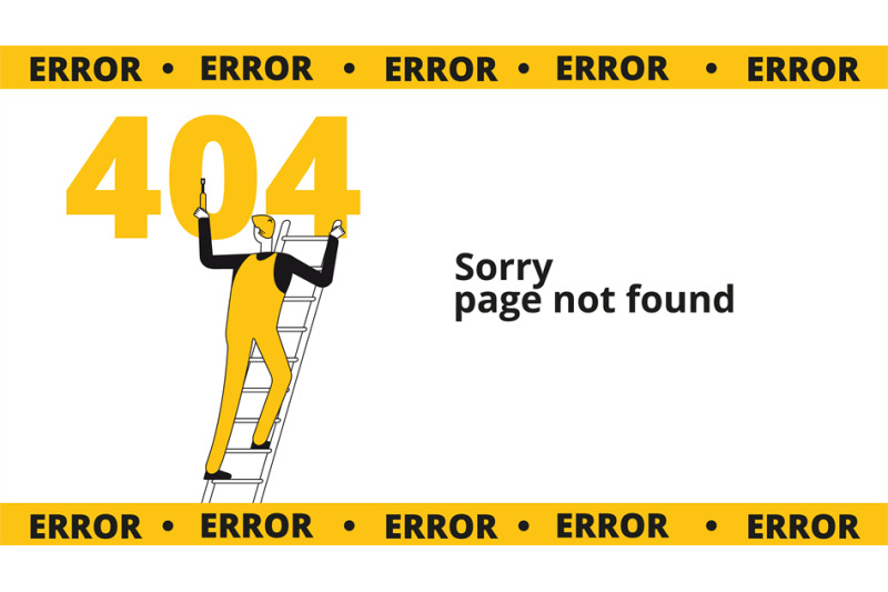 error-404-page-computer-failure-oops-concept-website-vector-templat