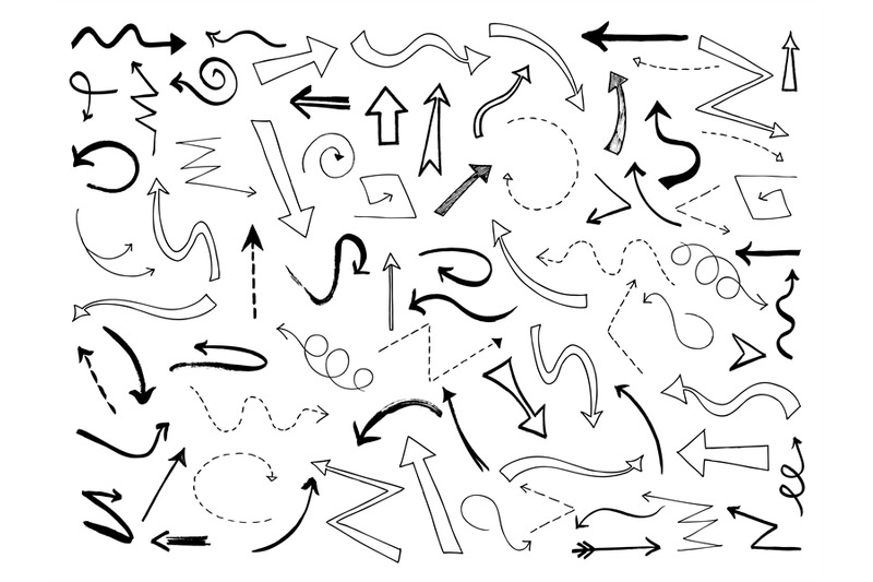 sketch-arrows-doodle-black-arrow-direction-line-symbols-scribble-way