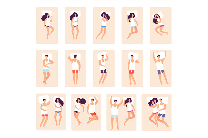 sleeping-poses-single-couple-sleep-men-women-sleeping-in-bed-with-pi