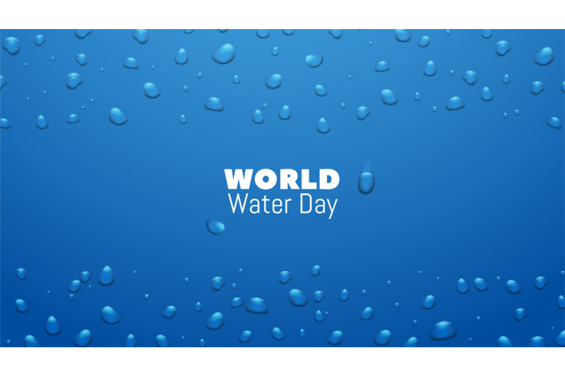 water-day-save-world-resource-and-conservation-earth-banner-realisti