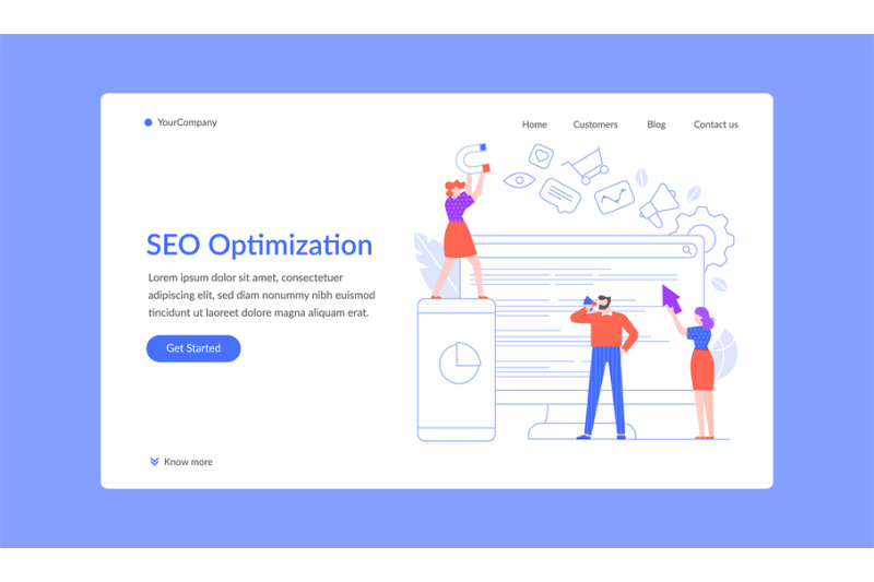 seo-optimization-landing-page-team-work-with-content