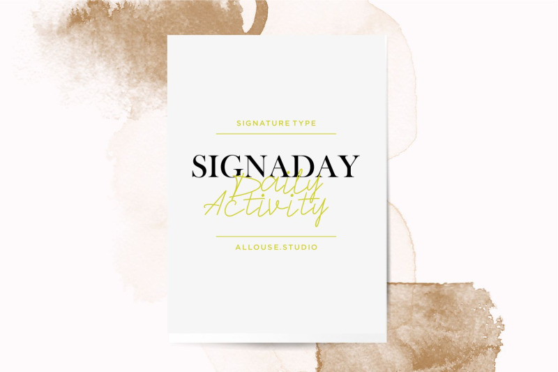 signaday-modern-monoline-handwritten-font
