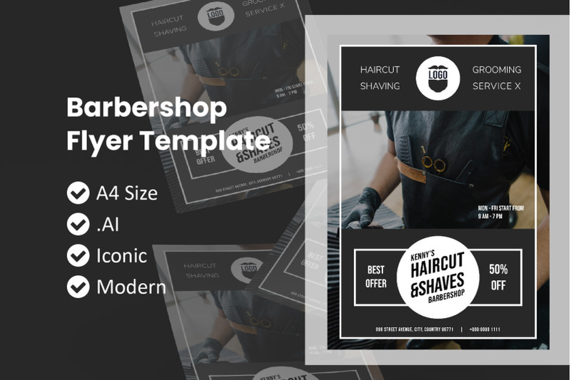 barbershop-flyer-brochure-template