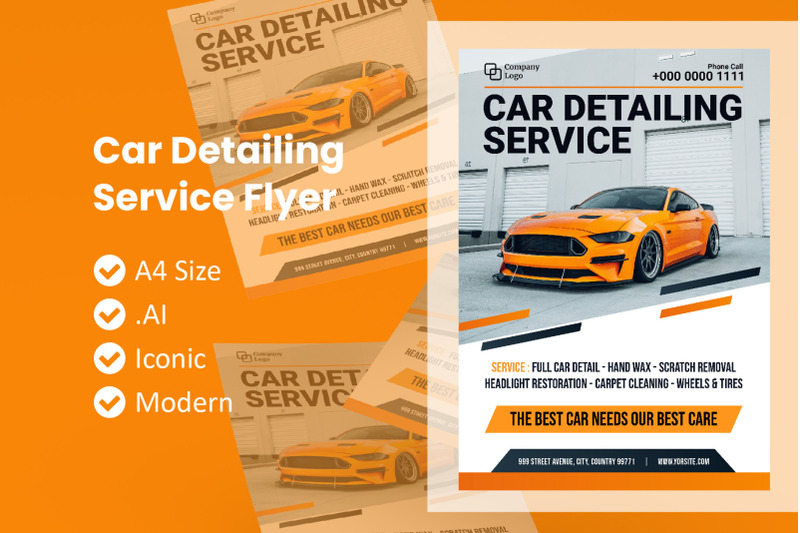 car-detailing-service-flyer-template