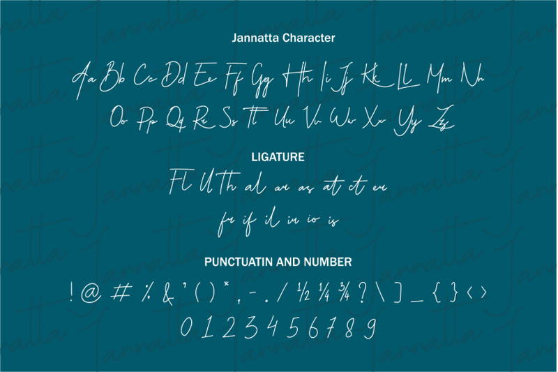 jannatta-luxury-signature-font