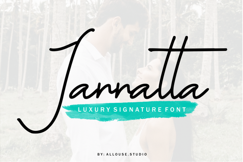 jannatta-luxury-signature-font