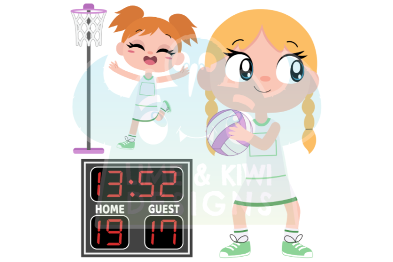 netball-clipart-lime-and-kiwi-designs