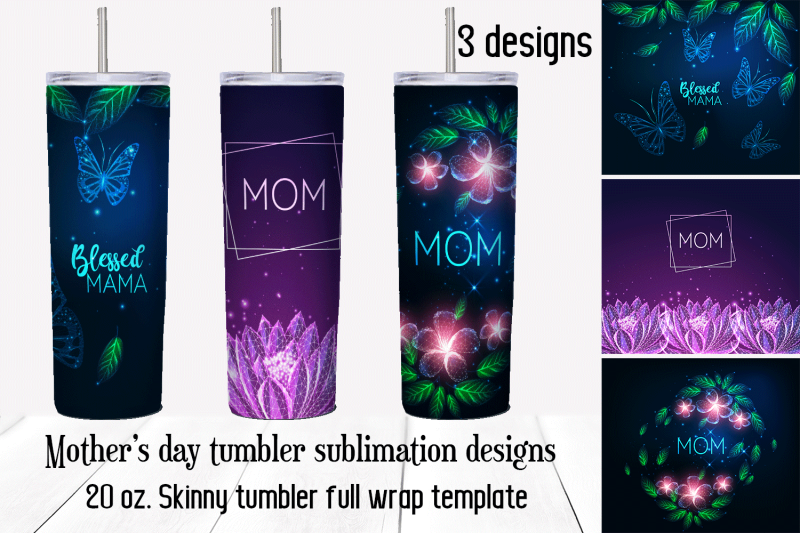 mothers-day-tumbler-sublimation-design-skinny-tumbler-png