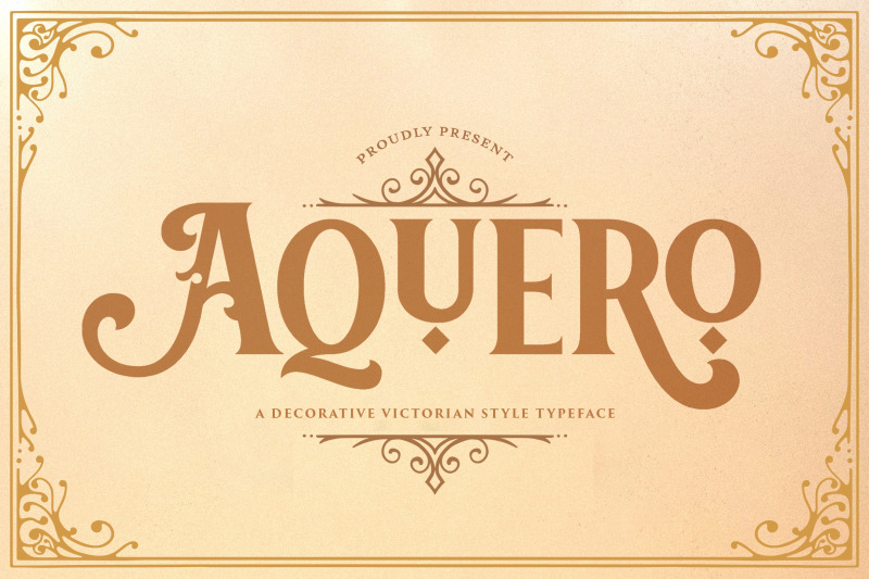 aquero-victorian-decorative-font