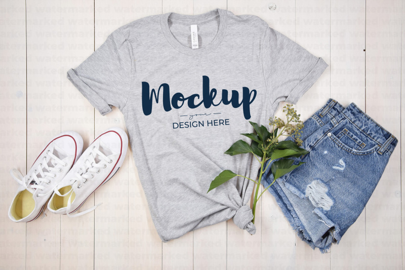 gray-summer-t-shirt-mockup-bella-canvas-3001