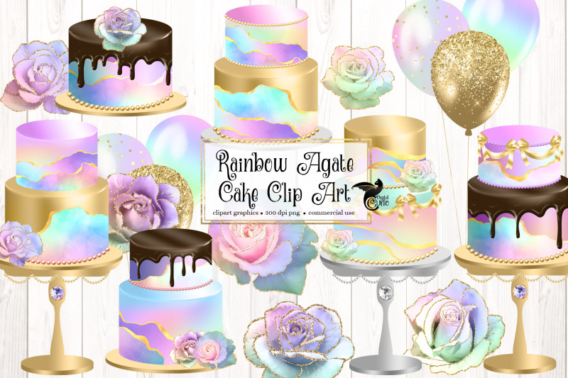 rainbow-agate-cakes-clip-art