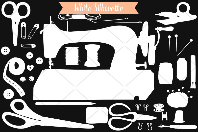 white-sewing-doodles-hand-drawn-old-singer-machine-scissors-button