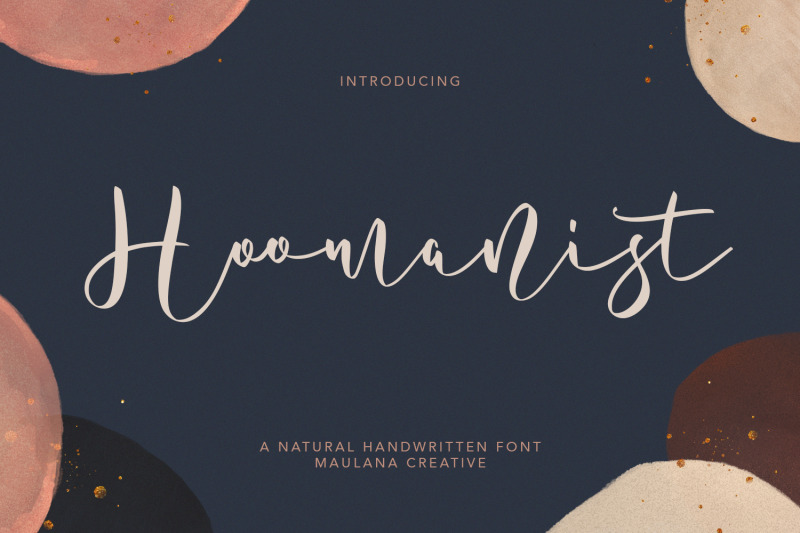 hoomanist-natural-handwritten-font