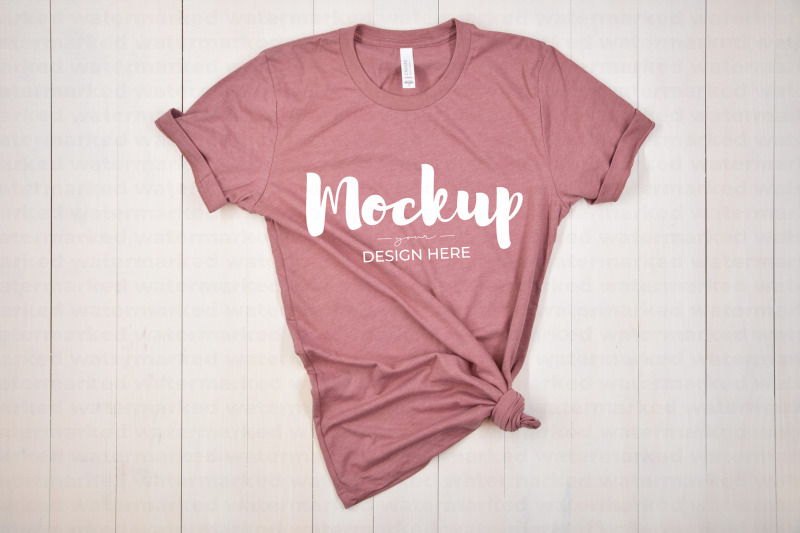 plain-pink-t-shirt-mockup