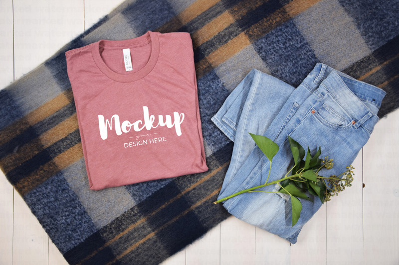 pink-fall-t-shirt-mockup