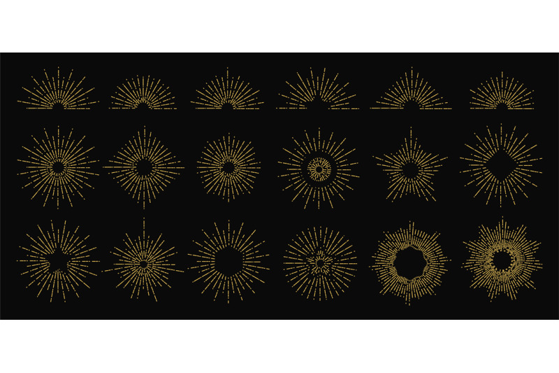 golden-sunburst-vector-radiant-rays-icons-vintage-sun-flame-elements