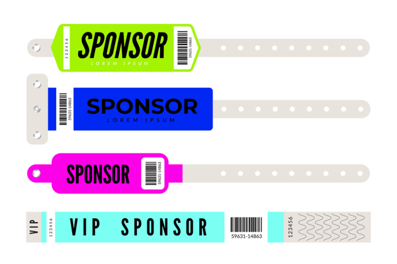 events-bracelets-vector-mockup-entrance-sponsor-id-bracelets