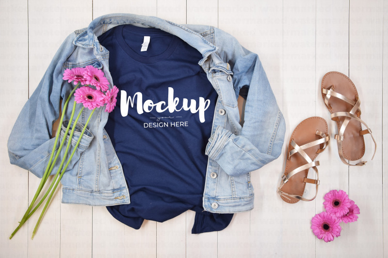 navy-spring-shirt-mockup-with-flowers