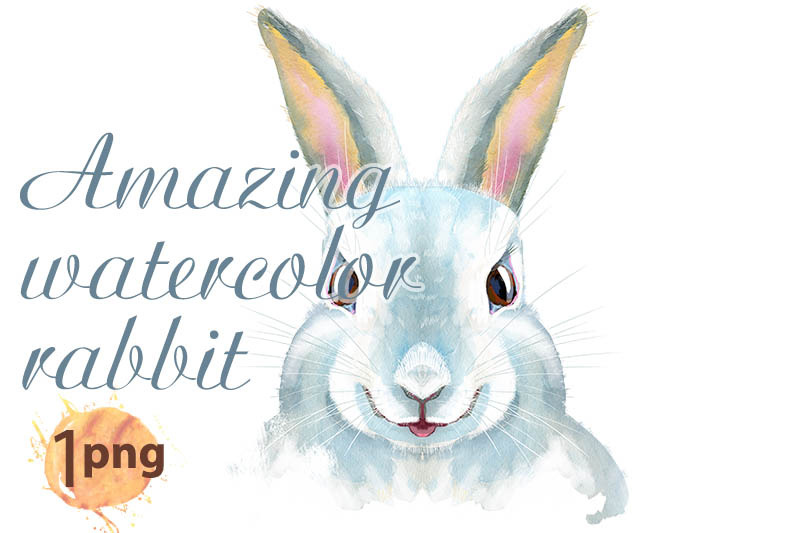 watercolor-illustration-of-a-white-rabbit