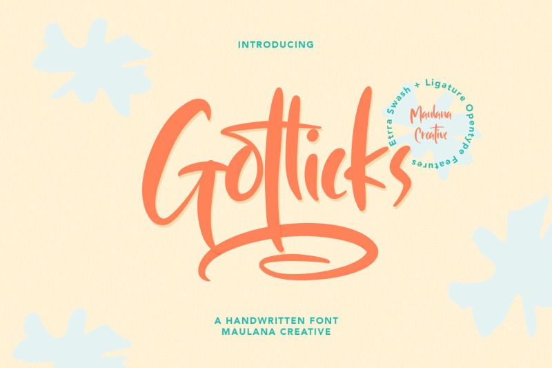 gotlicks-handwritten-display-font