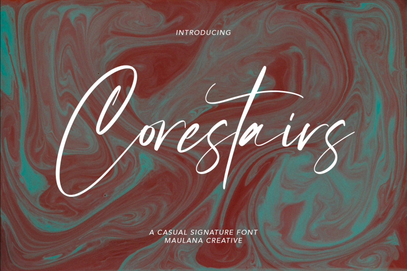 corestairs-casual-signature-font