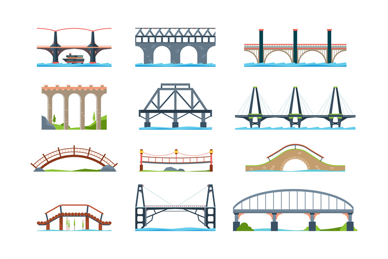 bridges-wooden-iron-aqueduc-with-column-modern-architectural-objects