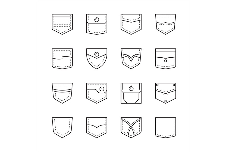 pocket-shapes-textile-sew-clothe-pockets-bag-casual-style-vector-temp