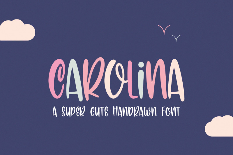 carolina-font-cute-fonts-girly-fonts