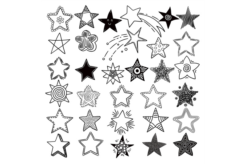 stars-space-symbols-planets-elements-hand-drawn-collection-space-star