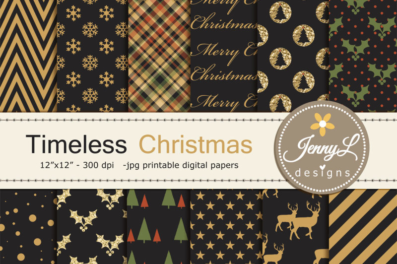 black-and-gold-christmas-digital-papers