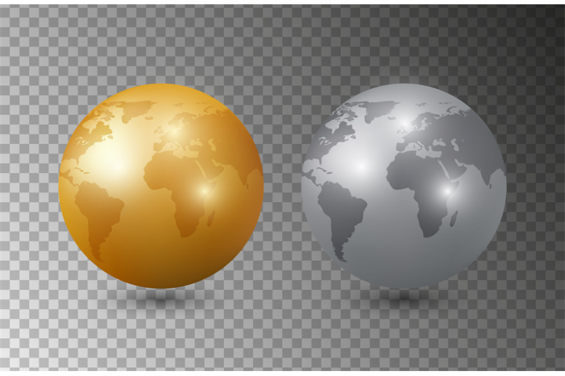 gold-silver-earth-3d-earth-planet-models-vector-illustration-planet