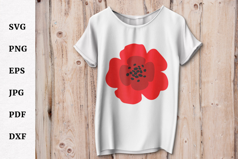 remembrance-day-poppy-simple-svg-design-cut-file