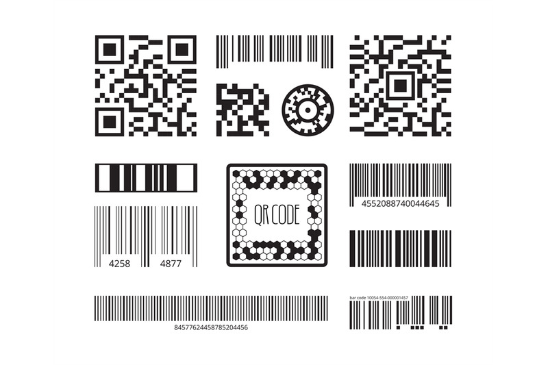 barcode-symbols-coding-products-sticker-qr-digital-code-technology-ve