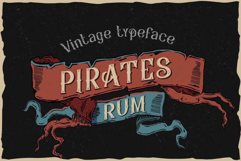 pirates-rum-vintage-typeface