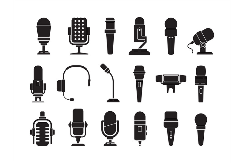 microphone-icon-sound-record-studio-music-speech-recorder-items-vecto