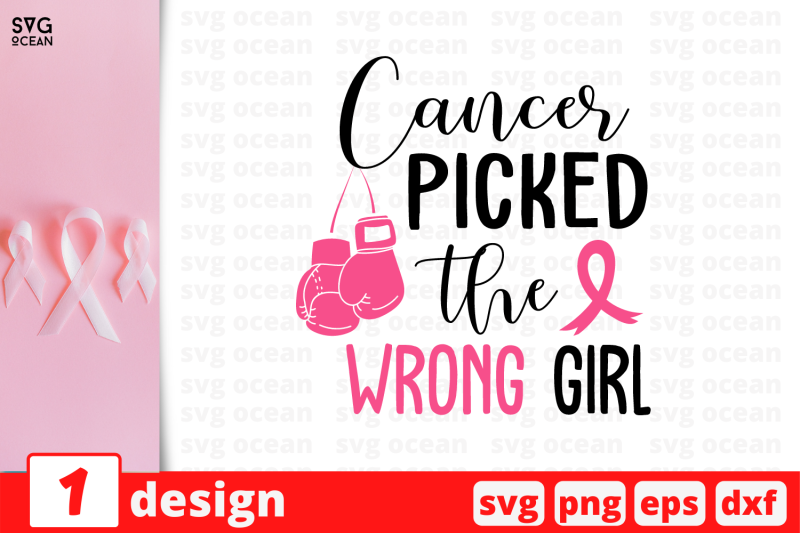 cancer-picked-the-wrong-girl-svg-cut-file