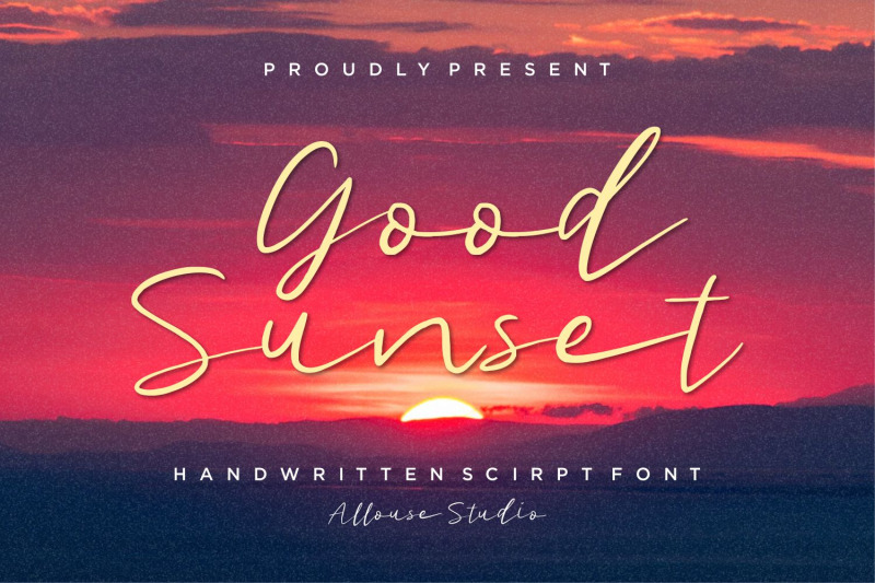 good-sunset-handwritten-script-font