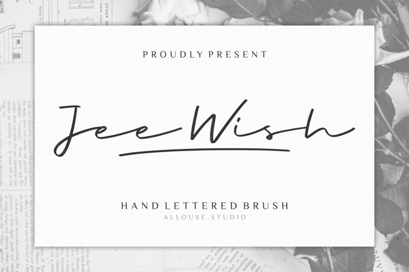 jee-wish-handlettered-brush-font